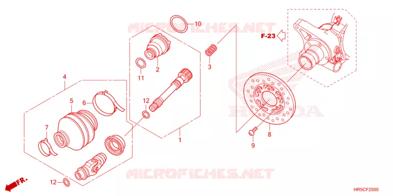 PROPELLERAS Honda ATV 520 FOURTRAX 2024  TRX520FM6R