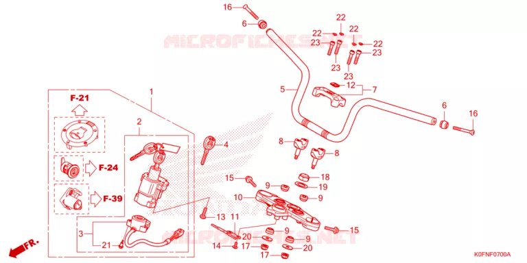 STUUR Honda MOTO 125 MONKEY 2023  Z125MAP