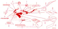 EMBLEEM/STREEP voor Honda CBR 1000 RR SP 2023