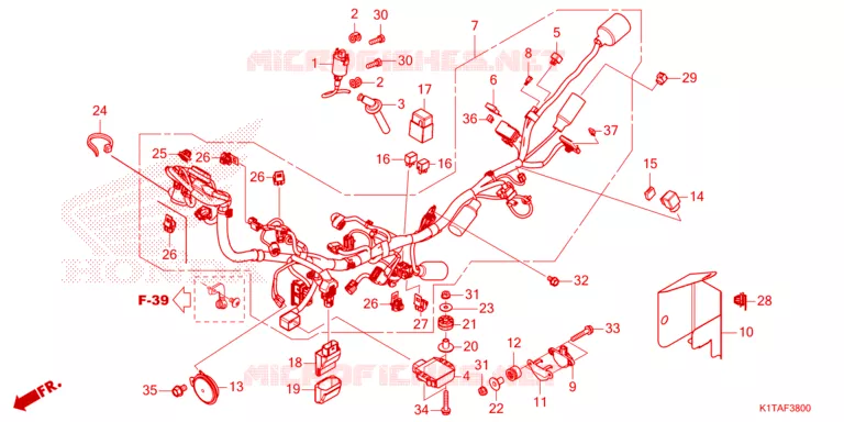 BEDRADINGSBUNDEL Honda MOTO 300 CRF 2024  CRF300LAP