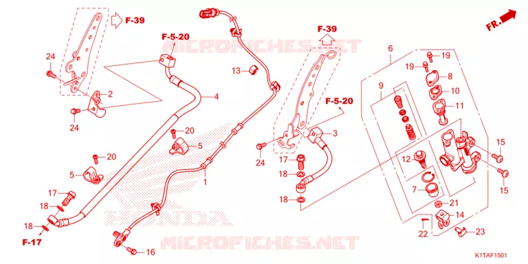 REMPOMP ACHTER Honda MOTO 300 CRF 2024  CRF300LAP