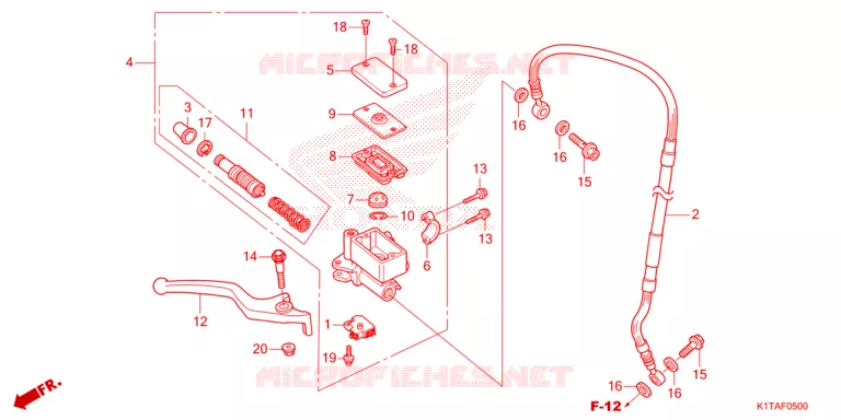 REMPOMP VOOR Honda MOTO 300 CRF 2024  CRF300LP