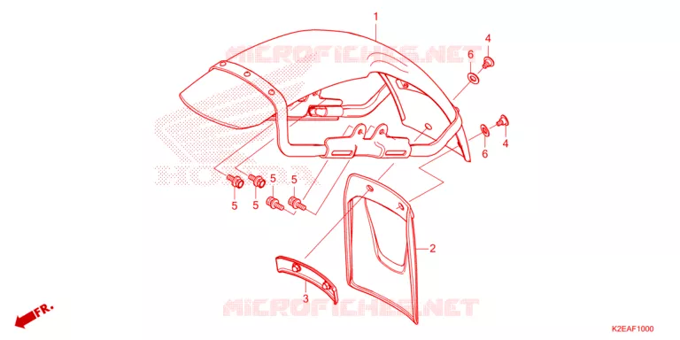 VOORSPATBORD Honda MOTO 125 CT 2023  CT125AP