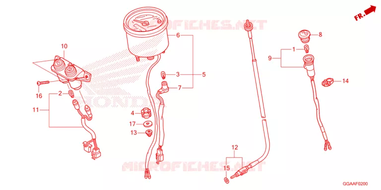COMBINATIEMETER Honda SCOOTER 50 RUCKUS 2024  NPS50P