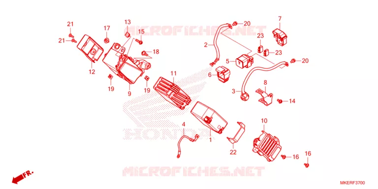 ACCU Honda MOTO 450 CRF 2024  CRF450RXR