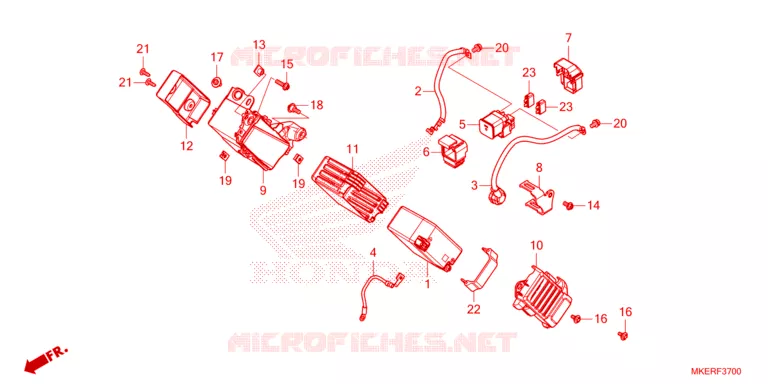 ACCU Honda MOTO 450 CRF 2024  CRF450RR