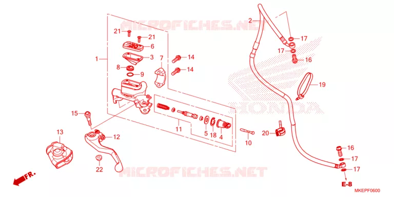 POMP Honda MOTO 450 CRF 2024  CRF450RWER
