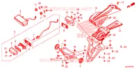 ACHTERLICHT voor Honda CBR 650 F ABS 2014