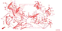 MIDDENKAP/ONDER KAP voor Honda CBR 650 F ABS 2014