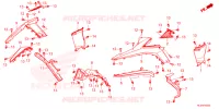 ACHTERSPATBORD  voor Honda TALON 1000 R 2023