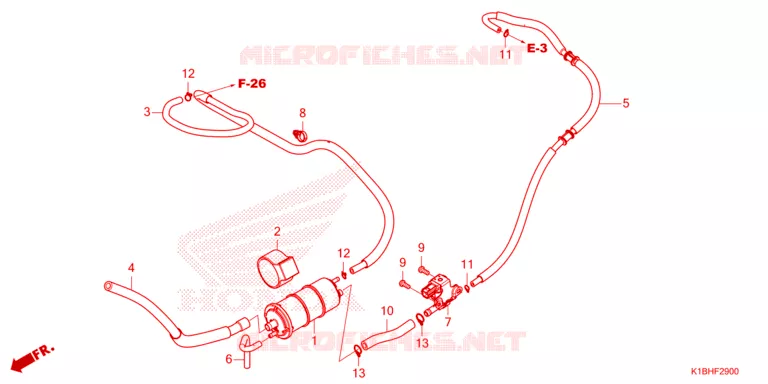 GAS RECYCLINGSYSTEEM Honda SCOOTER 350 FORZA 2024  NSS350AP