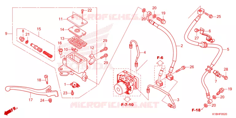 REMPOMP VOOR Honda SCOOTER 350 FORZA 2023  NSS350AP