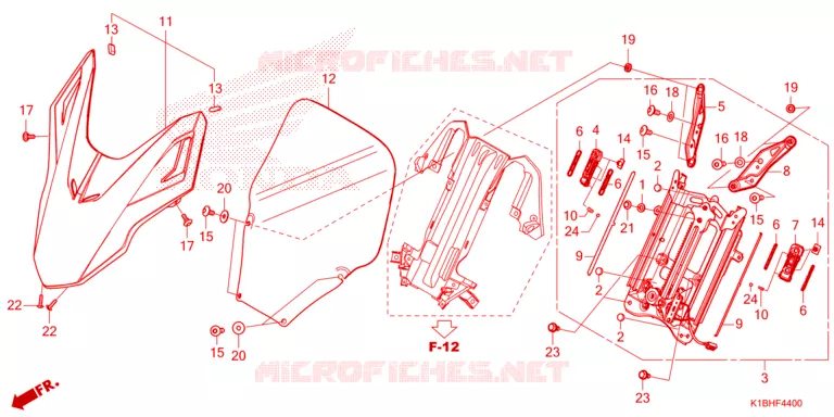 WINDSCHERM Honda SCOOTER 350 FORZA 2024  NSS350AP