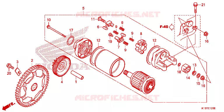 STARTMOTOR Honda SCOOTER 350 FORZA 2021  NSS350AM