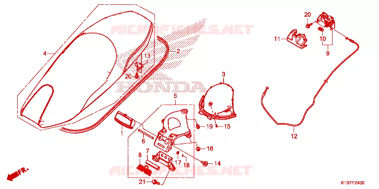 ZADEL Honda SCOOTER 350 FORZA 2020  NSS350AM