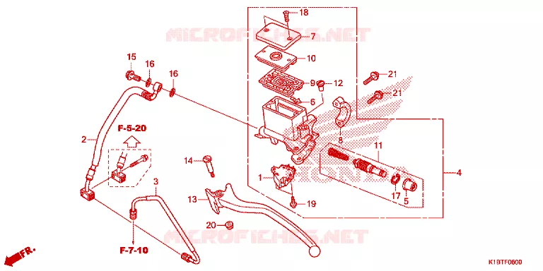 REMPOMP ACHTER Honda SCOOTER 350 FORZA 2021  NSS350AM_2TH