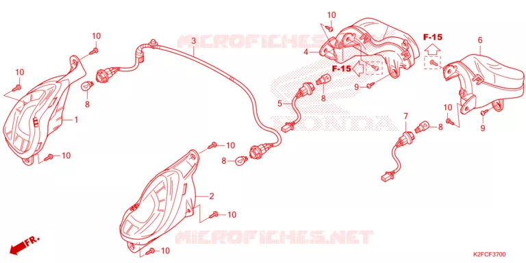 KNIPPERLICHT Honda SCOOTER 110 SCOOPY 2022  ACF110CBTN_2CA