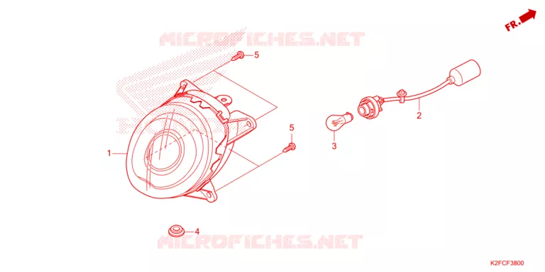 ACHTERLICHT Honda SCOOTER 110 SCOOPY 2021  ACF110CBTM