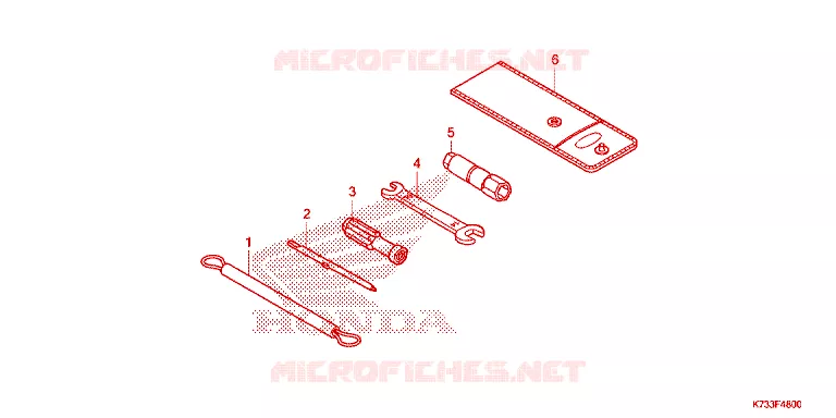 GEREEDSCHAP Honda MOTO 125 WAVE 2020  AFS125CSFL