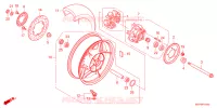 ACHTER WIEL voor Honda CB 1300 SUPER FOUR ABS 2023