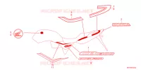 EMBLEEM/STREEP voor Honda CB 1300 SUPER FOUR ABS 2023