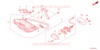 ACHTERLICHT/KENTEKEN LICHT voor Honda CB 1300 SUPER BOL DOR ABS 2023