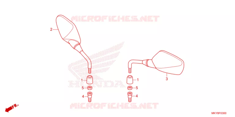 SPIEGEL Honda MOTO 650 CB 2023  CB650RAP
