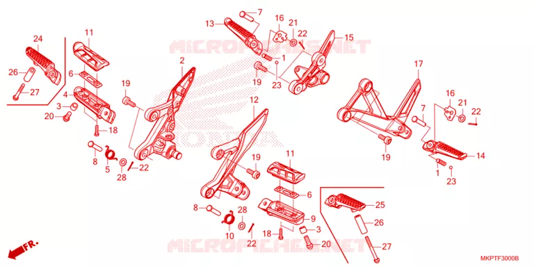 STEUN Honda MOTO 500 CBR 2021  CBR500RAM