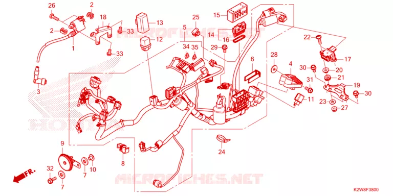 BEDRADINGSBUNDEL Honda MOTO 125 DAX 2024  ST125AP