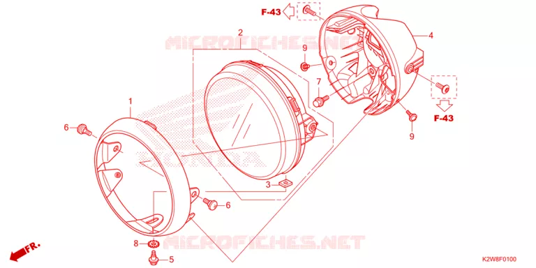 KOPLAMP Honda MOTO 125 DAX 2023  ST125AP