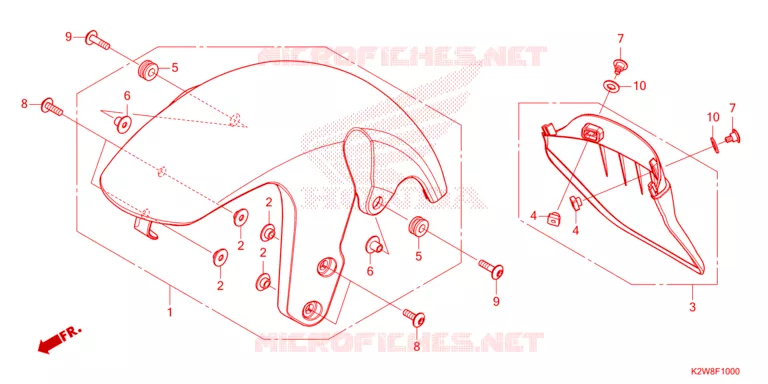 VOORSPATBORD Honda MOTO 125 DAX 2024  ST125AP