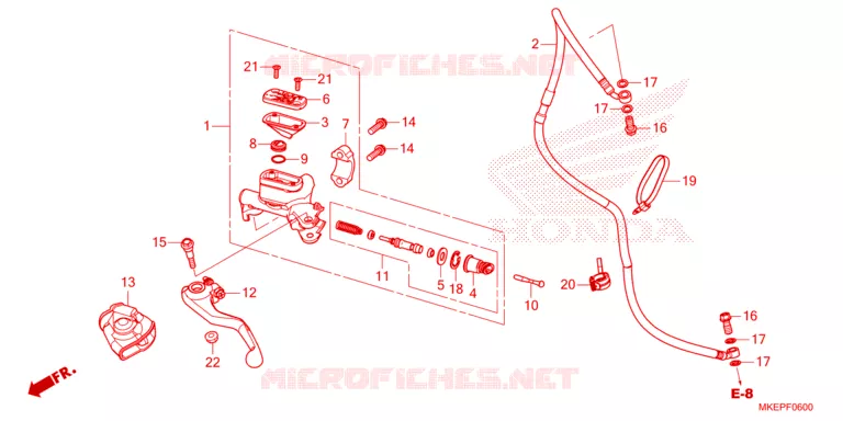 POMP Honda MOTO 450 CRF 2024  CRF450RWER