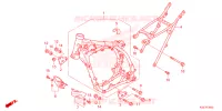 FRAME CHASSIS voor Honda CRF 150 R BIG WHEELS 2023