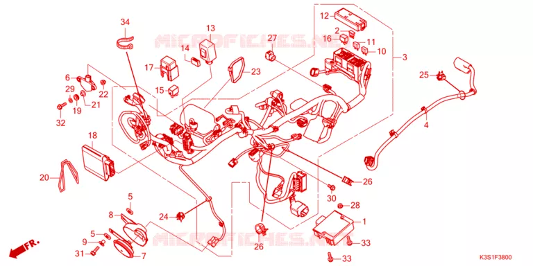 BEDRADINGSBUNDEL Honda MOTO 250 CL 2023  CL250AP