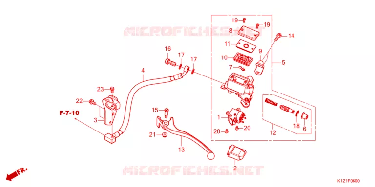 REMPOMP ACHTER Honda SCOOTER 160 PCX 2023  WW160AP