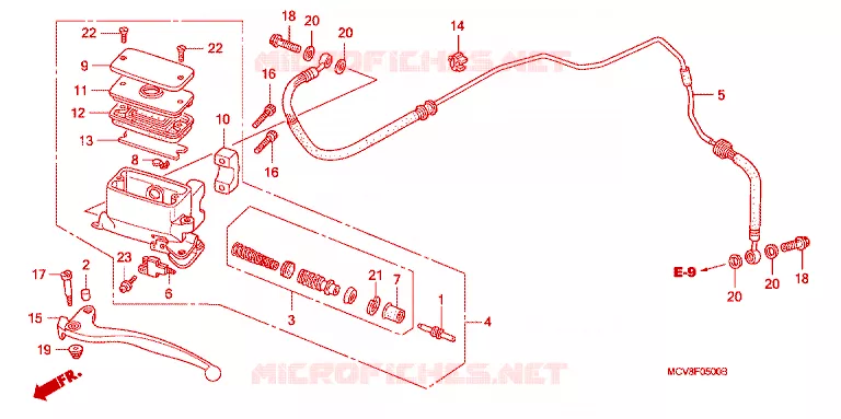 POMP Honda MOTO 250 CRF 2024  CRF250RXR