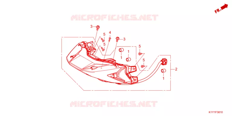 ACHTER COMBINATIE LICHT Honda SCOOTER 125 PCX 2023  WW125AP