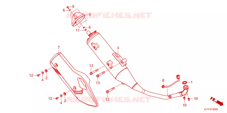 UITLAATDEMPER Honda SCOOTER 125 PCX 2024  WW125AP