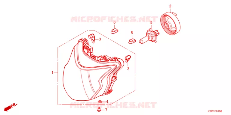 KOPLAMP Honda SCOOTER 110 DIO 2023  NSC110P