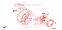 ACHTER WIEL voor Honda VFR 1200 F 2012