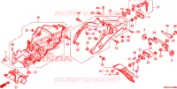 ACHTERSPATBORD  voor Honda VFR 1200 F 2012