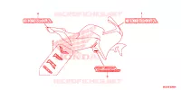 EMBLEEM/STREEP voor Honda VFR 1200 F 2012