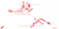 PEDAAL voor Honda F6B 1800 GOLD WING 2015