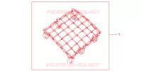 BAGAGE NET ZWART  voor Honda CBR 600 F 2001