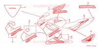 STICKERS voor Honda CBR 600 F 2001