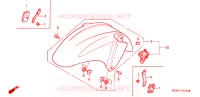 VOORSPATBORD voor Honda CBR 600 F 2001