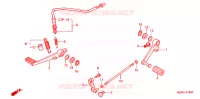 REMPEDAAL/SCHAKELPEDAAL voor Honda CBR 600 F 2001