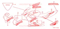 STICKERS voor Honda CBR 600 F 2001