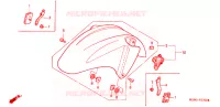 VOORSPATBORD voor Honda CBR 600 F 2001