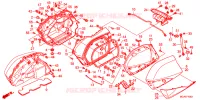 ZADELTAS voor Honda GL 1800 GOLD WING ABS NAVI AIRBAG NOIRE 2014